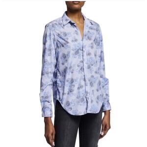 Frank & Eileen Frank Floral Stripe Button Down Shirt